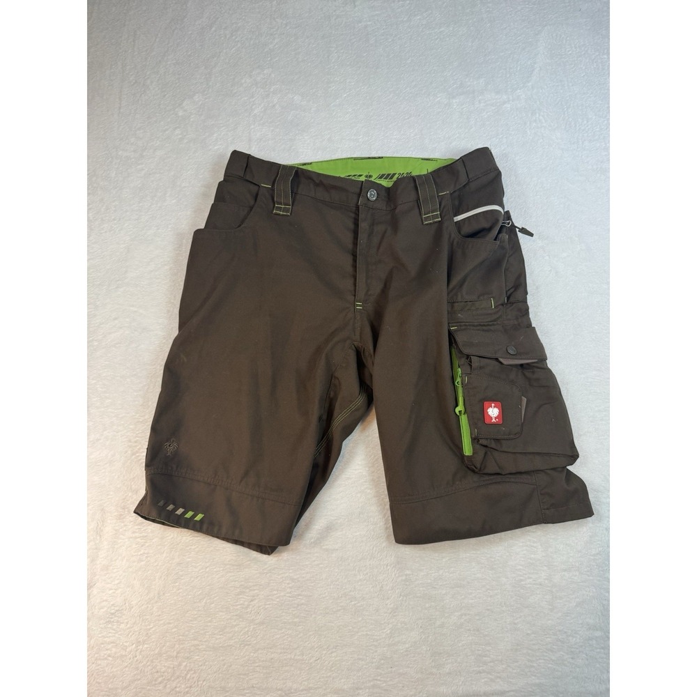 Engelbert Strauss Cordura Work Wear Cargo Short Multipocket Brown Sz EU 54 US 38